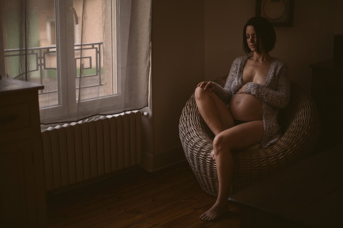 Séance photo intime grossesse - Clermont ferrand